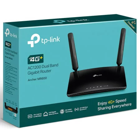 Router 4G LTE Dual-Band TP-Link Archer MR600 - Wi-Fi Dual Band -Gigabit