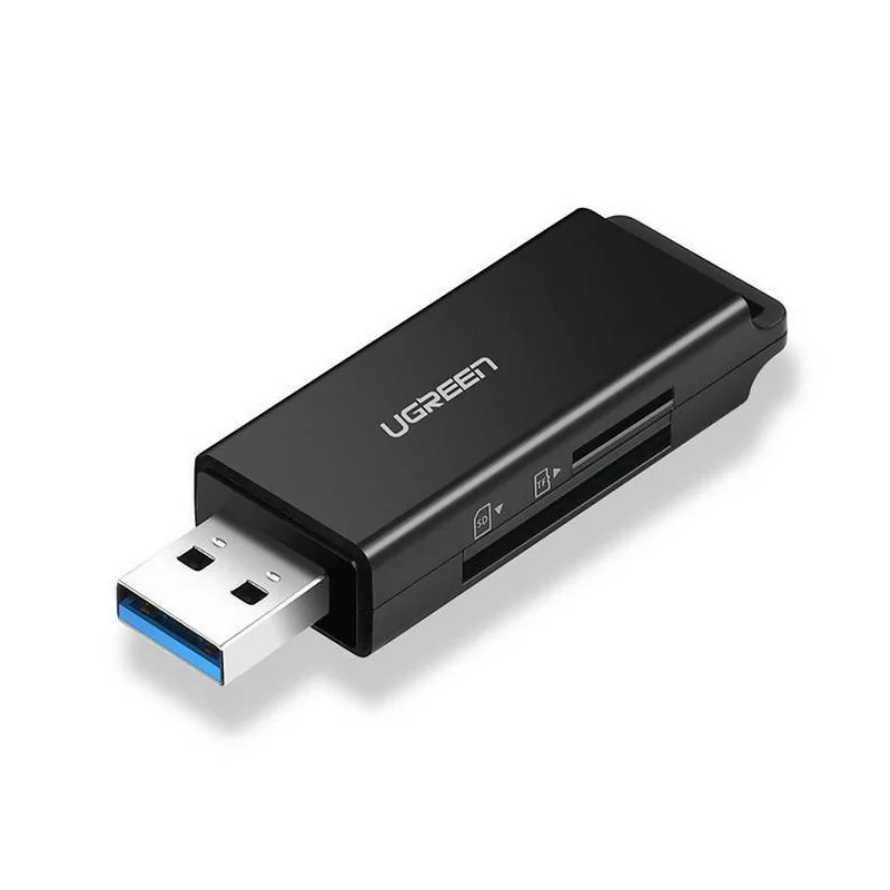 Leitor USB de Cartão SD/MicroSD CM104 UGREEN|UGREEN|6957303847525 Leitor USB de Cartão SD/MicroSD CM104 UGREEN|UGREEN|6957303847525