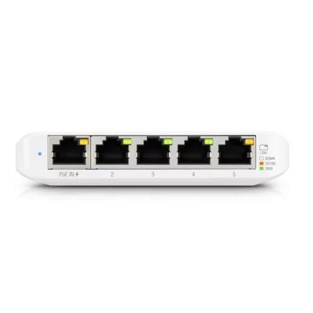 Switch Flex Mini - 5 Portas RJ45 - 1 Entrada PoE 802.3af|Ubiquiti|0817882029698