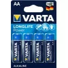Pilhas Varta Longlife AA - Pack 4