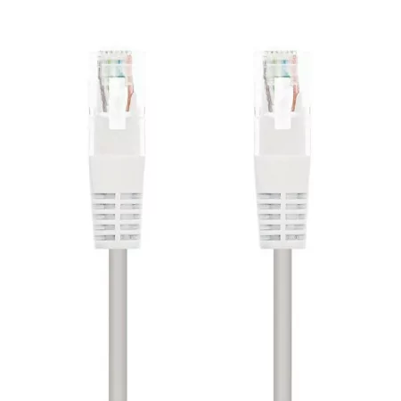 Cabo de Rede CAT5/E - 1M Branco - Nanocable||8433281003415