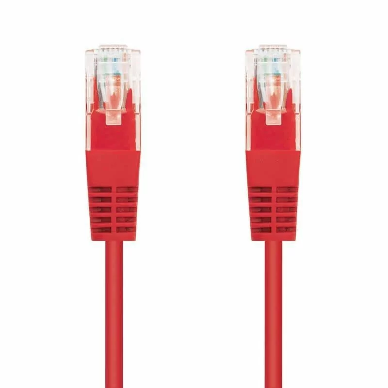 Cabo de Rede RJ45 - CAT6 UTP - 50cm Vermelho|Nanocable|8433281003538 Cabo de Rede RJ45 - CAT6 UTP - 50cm Vermelho|Nanocable|8433281003538