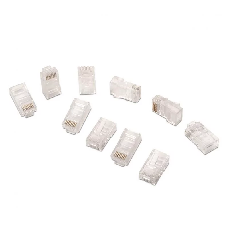 Fichas RJ45 Cat5e - 10 unidades - 10.21.0101||8433281001428 Fichas RJ45 Cat5e - 10 unidades - 10.21.0101||8433281001428