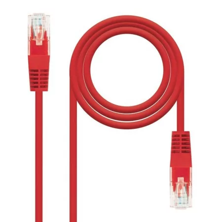 Cabo de Rede RJ45 - CAT6 UTP - 50cm Vermelho|Nanocable|8433281003538