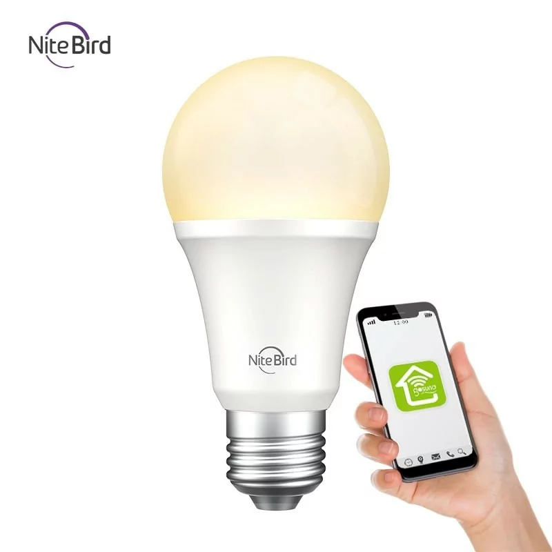 Lâmpada Inteligente WB2 Wi-Fi Gosund/Nitebird WB2 - 2700K 8W|Gosund|6972391280429 Lâmpada Inteligente WB2 Wi-Fi Gosund/Nitebird WB2 - 2700K 8W|Gosund|6972391280429