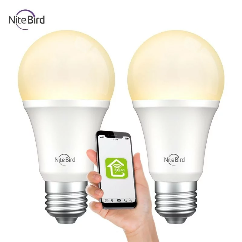 Lâmpada Inteligente LB1 Wi-Fi Gosund / Nitebird - 2700K - (Pack 2)|Gosund|5907489608107 Lâmpada Inteligente LB1 Wi-Fi Gosund / Nitebird - 2700K - (Pack 2)|Gosund|5907489608107