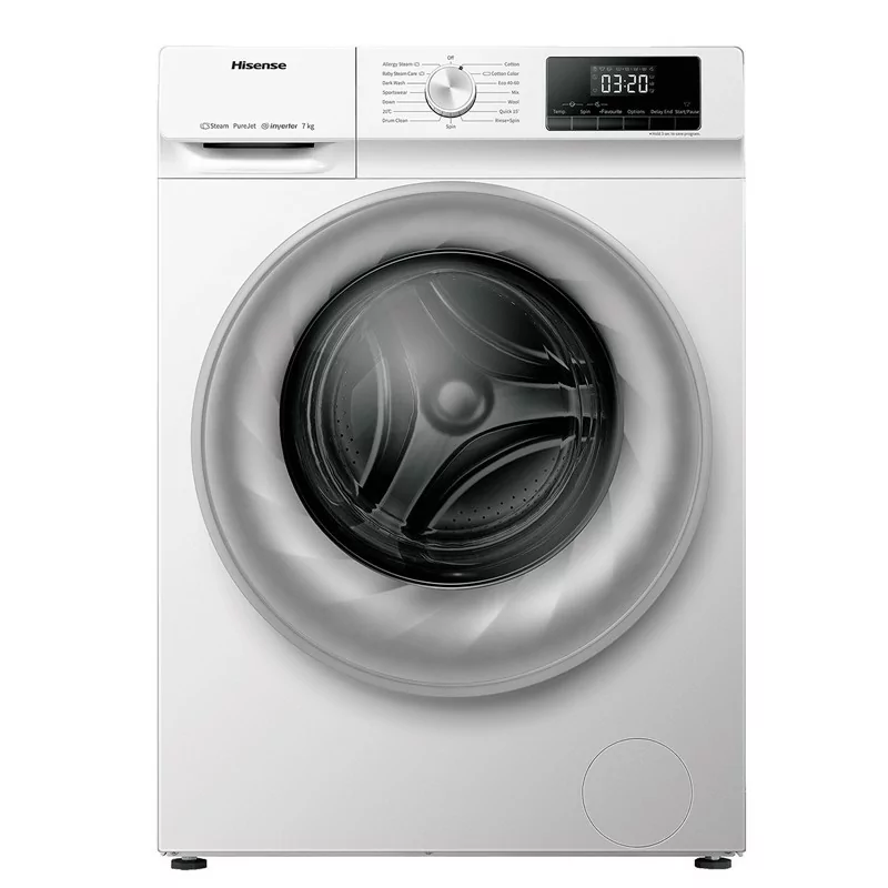 Máquina de Lavar Roupa Hisense - 7Kg 1400RPM - WFQY7014EVJM|Hisense|6901101812780 Máquina de Lavar Roupa Hisense - 7Kg 1400RPM - WFQY7014EVJM|Hisense|6901101812780
