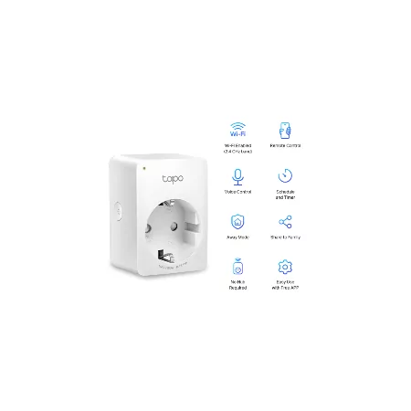 Mini Tomada Inteligente Wi-Fi Kit 2 Unidades - Tapo P100 (2-Pack) - TP-Link|Tapo|6935364072766