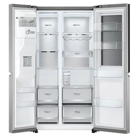 Frigorífico Side By Side - LG 635L - GSXV91MBAE
