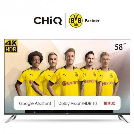 Smart TV LED 58" CHIQ U58H7A - Android TV - 4K