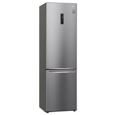 LG Combination Refrigerator - 384L - Wi-Fi - Shiny Steel - GBB62PZFGN