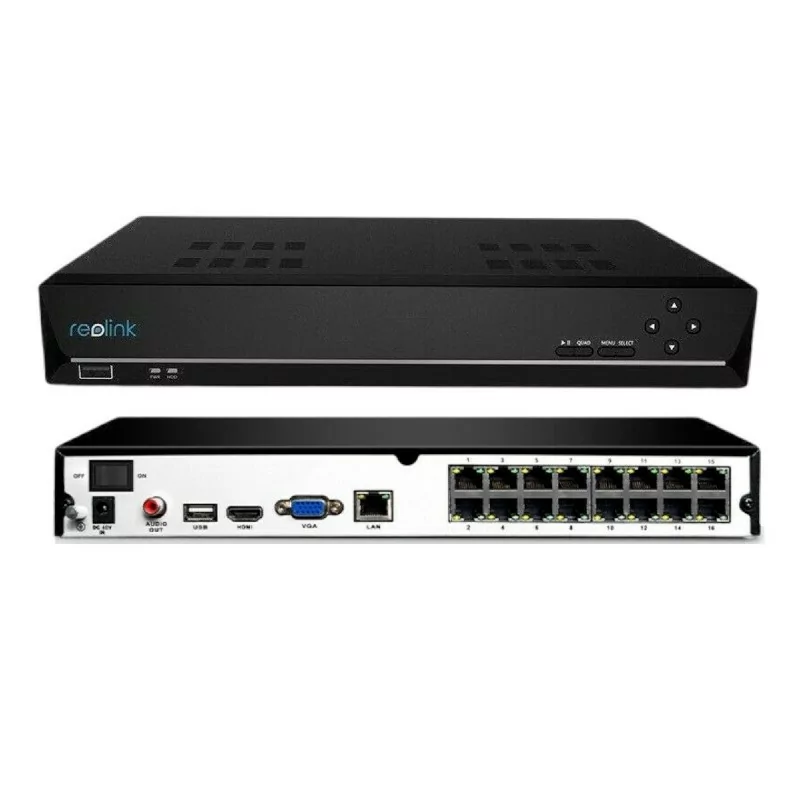 Gravador Reolink - 16CH 12MP 4K PoE 3TB HDD - RLN16-410