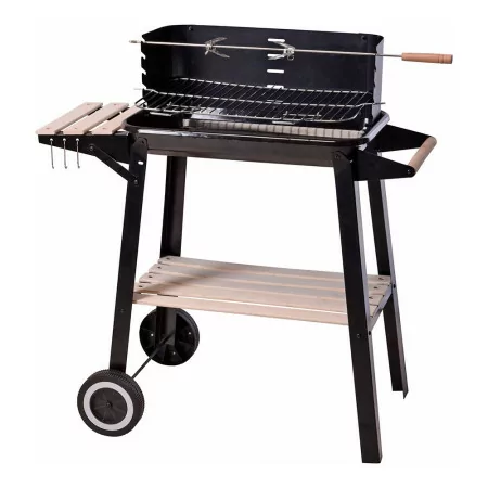 EDM Barbecue Retangular - Carbono - 54x34x6.5cm - 73049