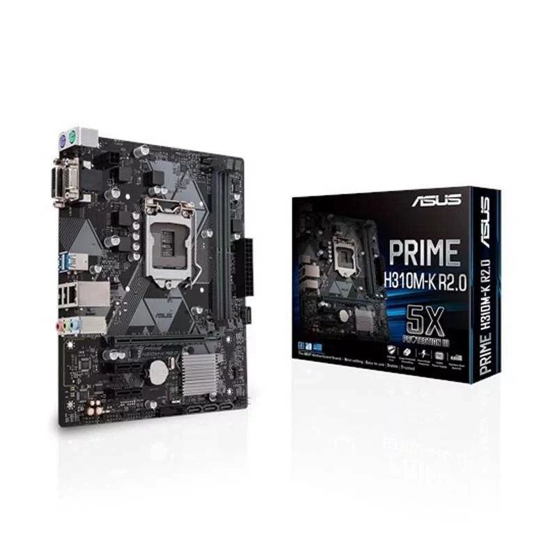 Placa-mãe Asus 1151-9g Prime H310m-k R2.0 Placa-mãe Asus 1151-9g Prime H310m-k R2.0