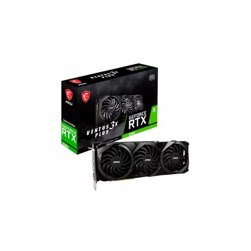 VGA MSI RTX 3080 VENTUS 3X PLUS 10G OC LHR 10GB GDDR6X6 1HDM...