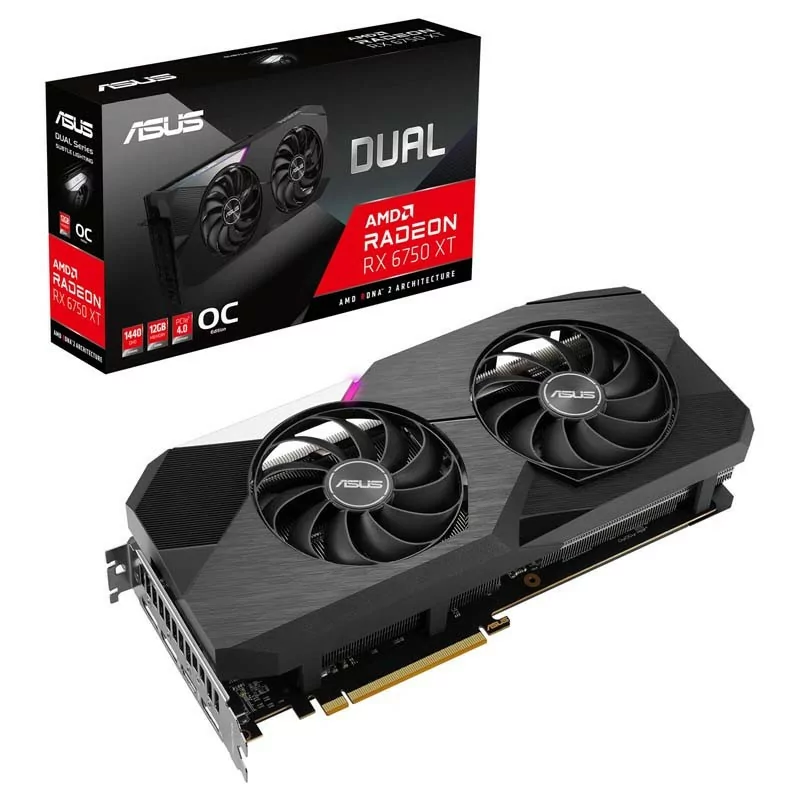 VGA ASUS RX6750XT DUAL OC 12GB GDDR6X HDMI/3DP VGA ASUS RX6750XT DUAL OC 12GB GDDR6X HDMI/3DP