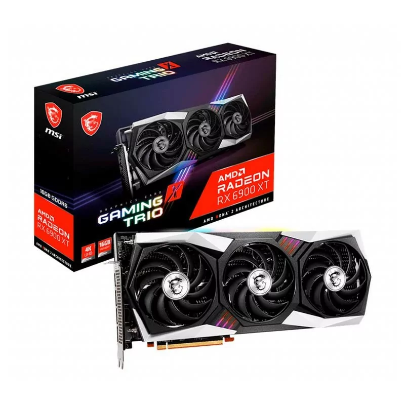 Placa Gráfica Msi Rx 6900xt Gaming X Trio 16gb Gddr6 Placa Gráfica Msi Rx 6900xt Gaming X Trio 16gb Gddr6