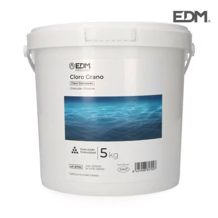 Cloro grão 5kg fusão edm
