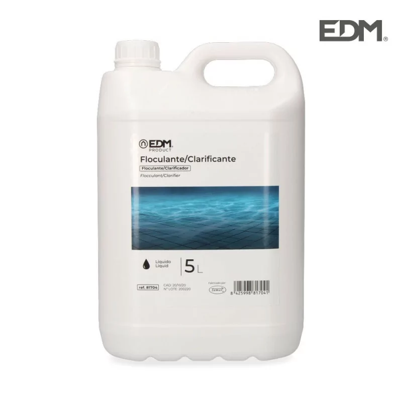 Floculante liquido 5 litros fusão. edm