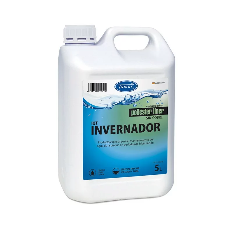 Invernador Líquido Tamar - Genérico - Especial Piscinas Poliéster / Liner - 5 Litros|Tamar|8436530932504 Invernador Líquido Tamar - Genérico - Especial Piscinas Poliéster / Liner - 5 Litros|Tamar|8436530932504