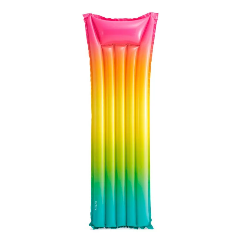 Colchão insuflável arco-íris 183 x 69cm