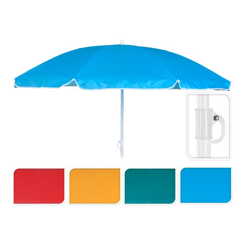 Guarda-Sol de Praia Progarden - ø152cm - 160 cm Altura - Cores Sortidas|Ipae Pro Garden|8719987430510 Guarda-Sol de Praia Progarden - ø152cm - 160 cm Altura - Cores Sortidas|Ipae Pro Garden|8719987430510