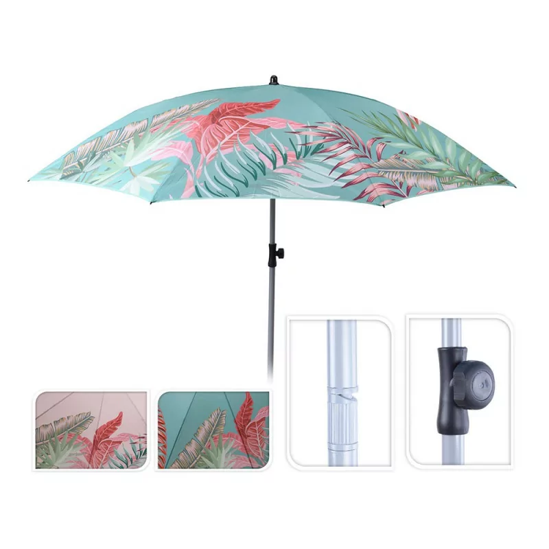 Guarda-Sol de Praia - Animal Print - ø200cm - Cores Sortidas||8719202958140 Guarda-Sol de Praia - Animal Print - ø200cm - Cores Sortidas||8719202958140