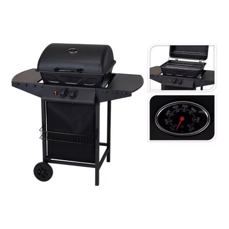 Vaggan Gas Barbecue - 2 Burners - 100x55x97cm