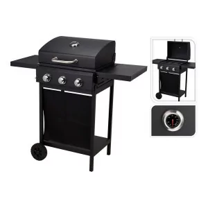 EDM Gas Barbecue with 3 Fires