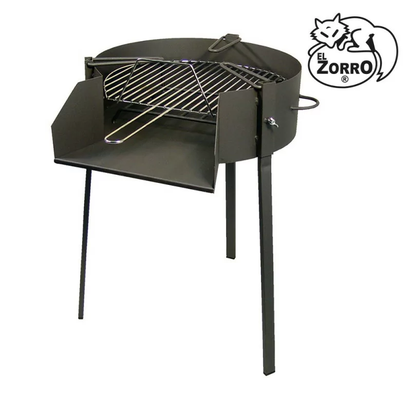 Churrasqueira de Carvão Imex El Zorro com Suporte Frigideira - ø50cm||8427514050468 Churrasqueira de Carvão Imex El Zorro com Suporte Frigideira - ø50cm||8427514050468