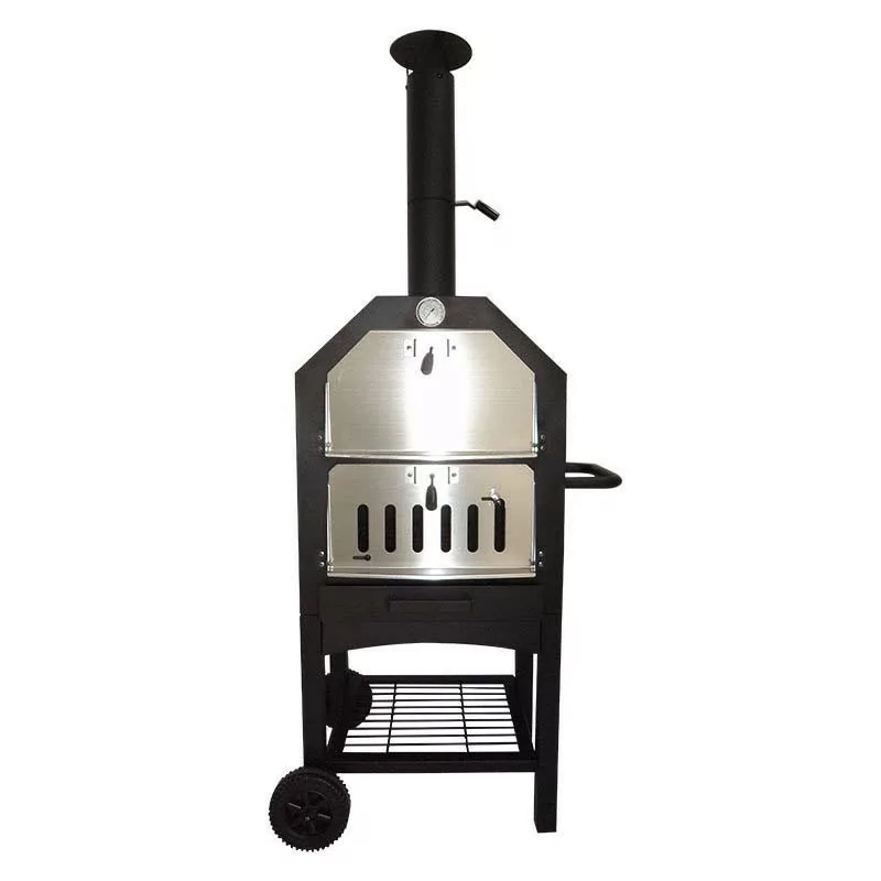 EDM Charcoal Grill with Stone Oven