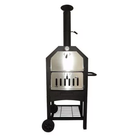 EDM Charcoal Grill with Stone Oven