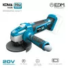 Koma Tools Pro Series Angle Grinder - 20V - 28.9 x 23.9 cm