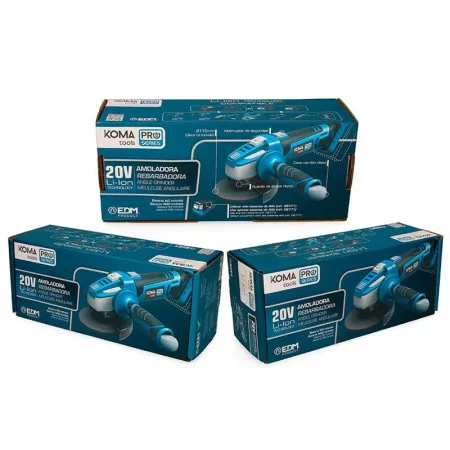 Amoladora Koma Tools Pro Series - 20 V - 28,9 x 23,9 cm