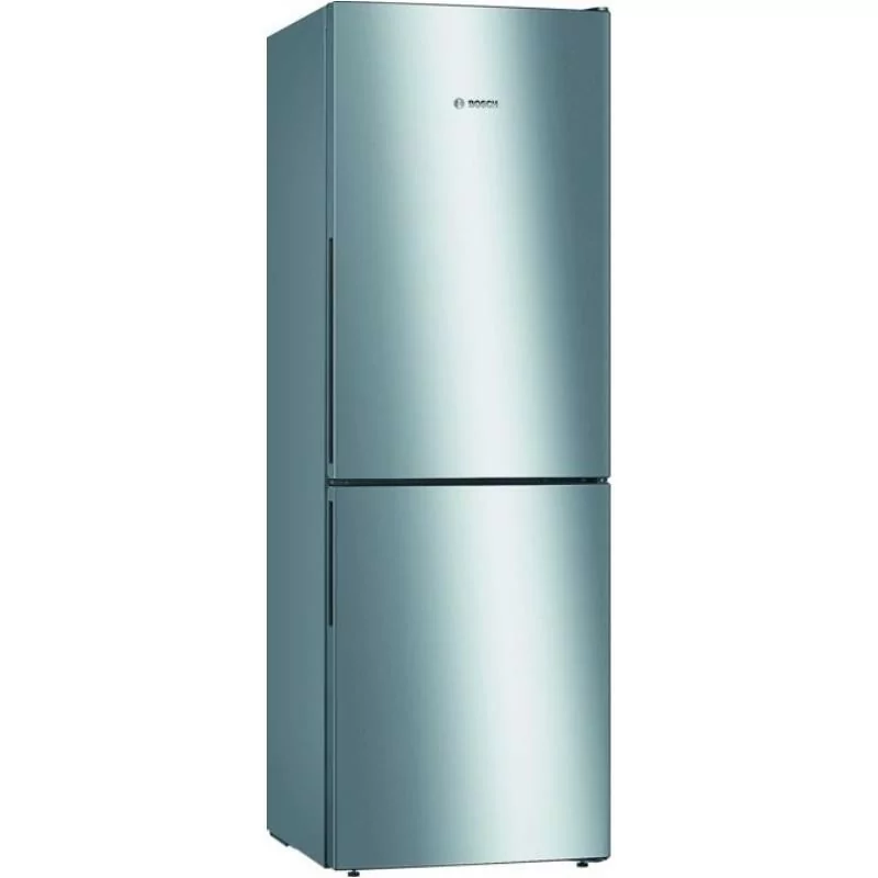 Bosch Combi Fridge - 286L - Stainless steel - KGV33VLEAS (Series 4) Bosch Combi Fridge - 286L - Stainless steel - KGV33VLEAS (Series 4)