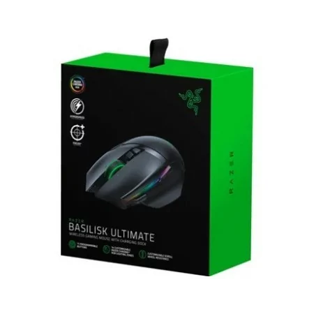 Rato Gaming Razer Basilisk Ultimate - 20000DPI - Wireless - Preto - RZ01-03170100-R3G1|Razer|8886419332763