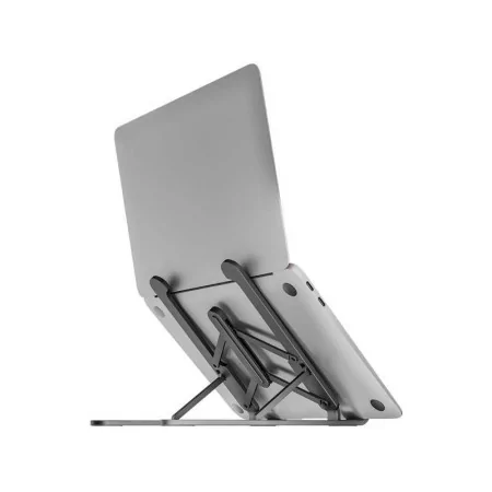 Soporte para portátil/tablet aisens lps1m-101/ gris oscuro
