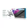 Soporte para portátil/tablet aisens lps1m-101/ gris oscuro