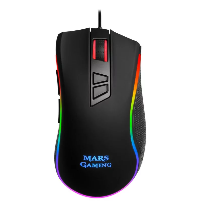 MOUSE MARS GAMING MM218 OPTICO 10000DPI ILUMINACION CHROMA RGB BLACK MOUSE MARS GAMING MM218 OPTICO 10000DPI ILUMINACION CHROMA RGB BLACK
