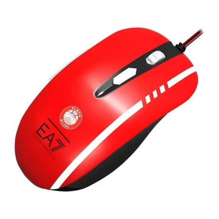 Rato Mars Gaming Emporio Armani - Óptico 3200DPI - 6 Botões - Preto / Vermelho - MMEA7