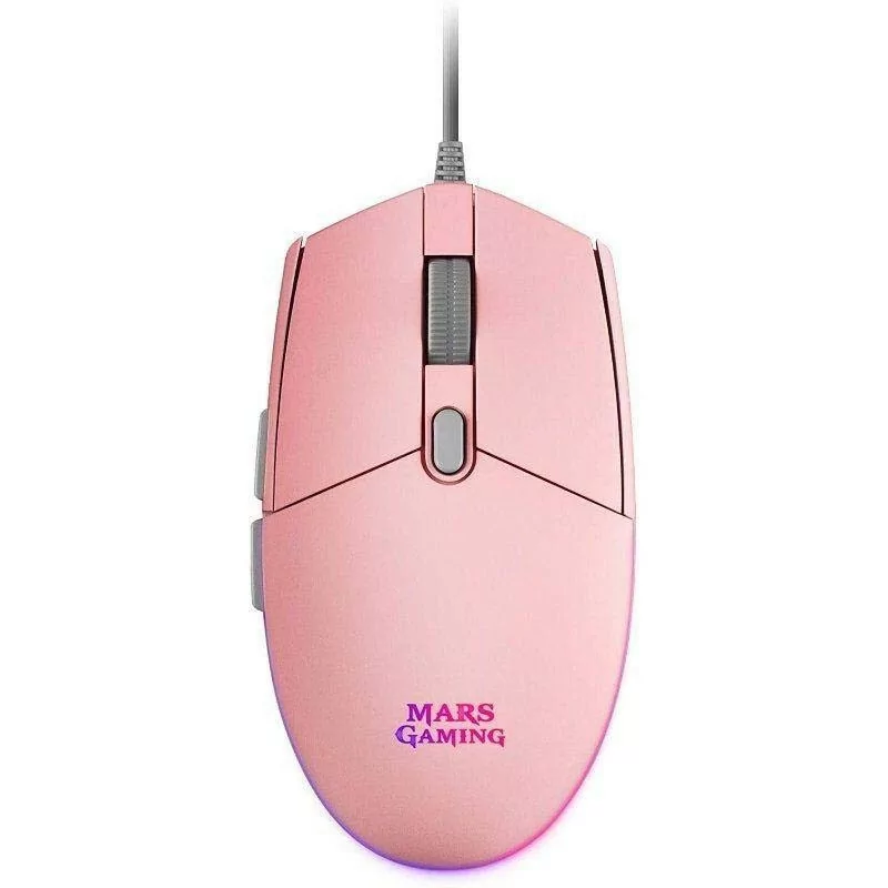 Rato MARS GAMING MMG Pink , 3200 DPI, RGB flow, light, ergonomic Rato MARS GAMING MMG Pink , 3200 DPI, RGB flow, light, ergonomic
