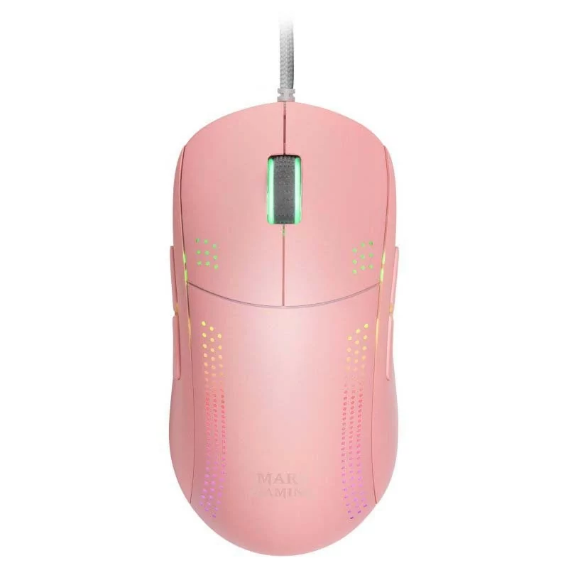 Mars Gaming Mouse - 32,000 DPI - RGB - MMPROP - Pink Mars Gaming Mouse - 32,000 DPI - RGB - MMPROP - Pink