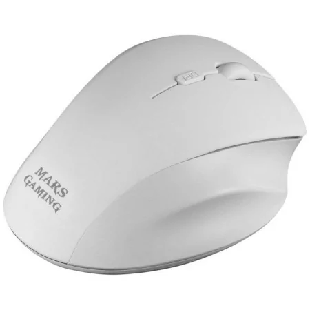 Ratón gaming inalámbrico mars gaming mmwergo/ hasta 3200 dpi/ blanco