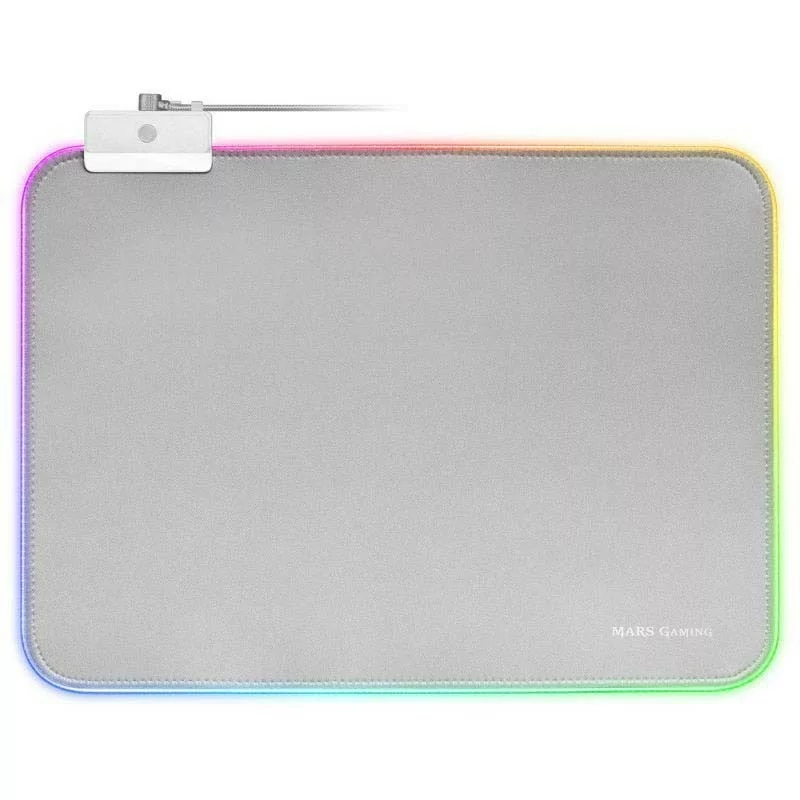 Tapete de Rato Mars Gaming - RGB - Silver - MMPRGBL