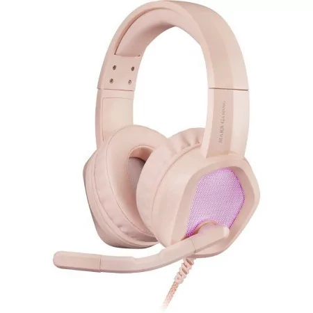 Auriculares gaming con micrófono mars gaming mh320/ jack 3.5/ rosas