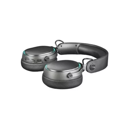 Auriculares gaming con micrófono inalámbricos mars gaming mhw/ jack 3.5/ usb 2.0/ negros
