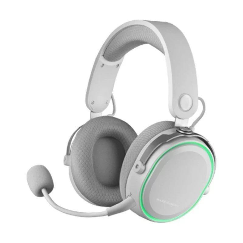 Auscultadores Mars Gaming - Com Microfone - Wireless - RGB - Brancos - MHW Auscultadores Mars Gaming - Com Microfone - Wireless - RGB - Brancos - MHW