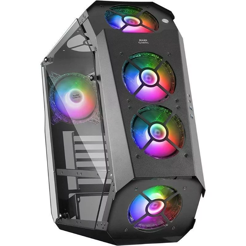 Caixa Mars Gaming - ATX - RGB - Preta - MC51