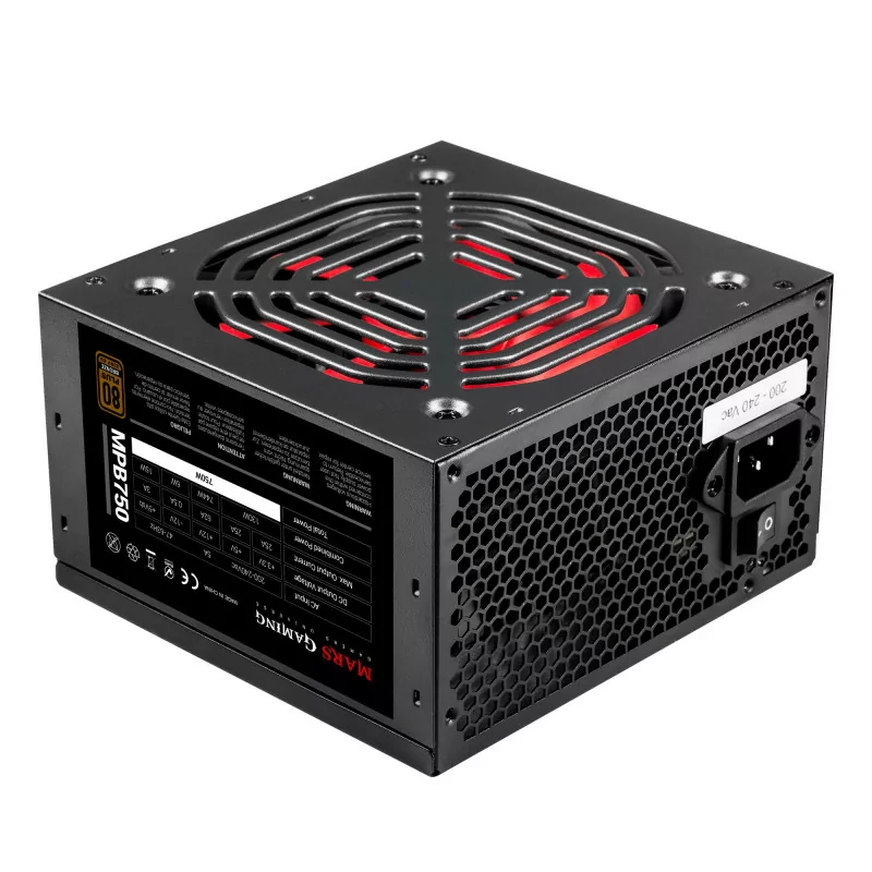Fonte de Alimentação Mars Gaming - 750W - 230V - MPB750