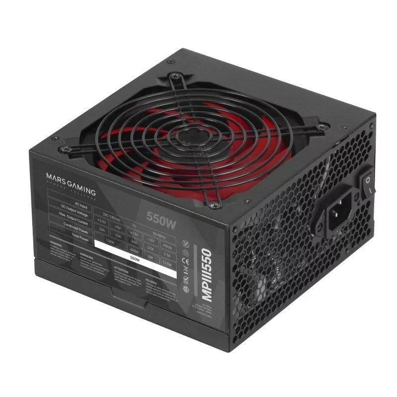 Fonte de Alimentação Mars Gaming - 550W - MPIII550